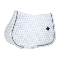 Manta de Montura Glitter Band Jumping Kentucky Blanco / plata