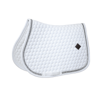 Manta de Montura Glitter Band Jumping Kentucky Blanco / plata