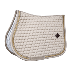 Manta de Montura Glitter Band Jumping Kentucky Beige