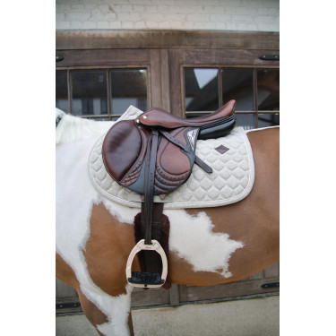 Manta de Montura Kentucky Melange Jumping Beige