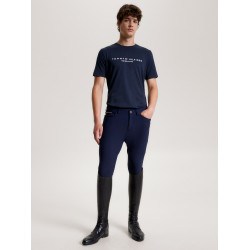 Camiseta Gráfica Tommy Hilfiger Equestrian Williamsburg de manga corta para hombre Cielo del desierto Azul