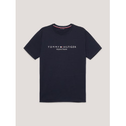 Camiseta Gráfica Tommy Hilfiger Equestrian Williamsburg de manga corta para hombre Cielo del desierto Azul
