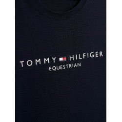 Camiseta Gráfica Tommy Hilfiger Equestrian Williamsburg de manga corta para hombre Cielo del desierto Azul
