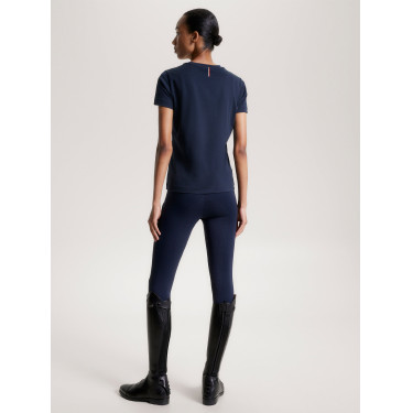 Camiseta gráfica Tommy Hilfiger Equestrian Brooflyn de manga corta para mujer Camiseta gráfica Tommy Hilfiger Equestrian Brooflyn de manga corta para mujer