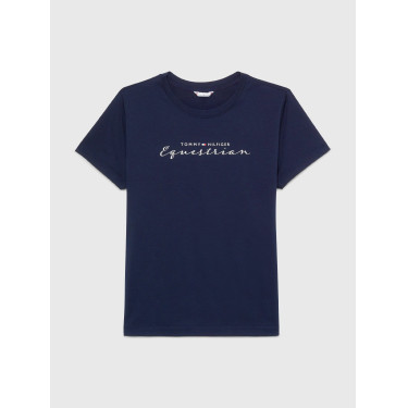 Camiseta gráfica Tommy Hilfiger Equestrian Brooflyn de manga corta para mujer Camiseta gráfica Tommy Hilfiger Equestrian Brooflyn de manga corta para mujer