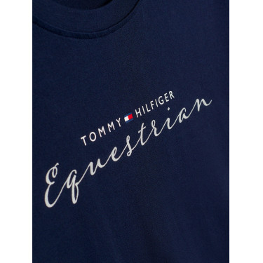 Camiseta gráfica Tommy Hilfiger Equestrian Brooflyn de manga corta para mujer Camiseta gráfica Tommy Hilfiger Equestrian Brooflyn de manga corta para mujer