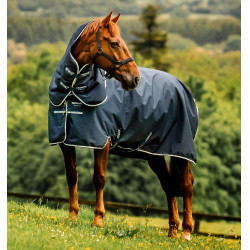 Manta Horseware Amigo Ripstop 900D Plus Poney Turnout 200g Marine witney Azul marino Manta Horseware Amigo Ripstop 900D Plus Poney Turnout 200g Marine witney Azul marino