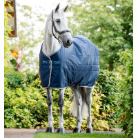 Manta de cuadra Horseware Ionic Therapy 50g Bleu imperial / argent /Marine Azul