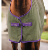 Manta Horseware Amigo Fleece Cooler Zarzamora / acebo de invierno / topo Verde