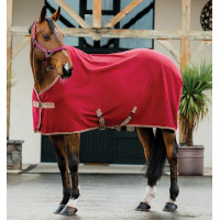 Manta Horseware Amigo Fleece Cooler Mora / topo Rojo