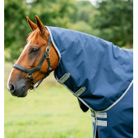Halsabdeckung Horseware Reißfest Amigo® 900D Leicht 0g Marino / gris titanio Azul marino