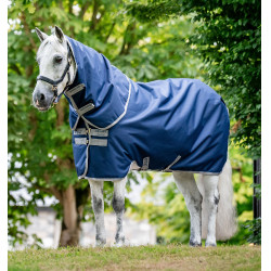 Manta Amigo Ripstop Horseware 900D Plus Turnout 100g Marino / gris titanio Azul marino