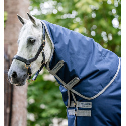 Manta Amigo Ripstop Horseware 900D Plus Turnout 100g Marino / gris titanio Azul marino
