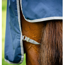 Manta Amigo Ripstop Horseware 900D Plus Turnout 100g Marino / gris titanio Azul marino
