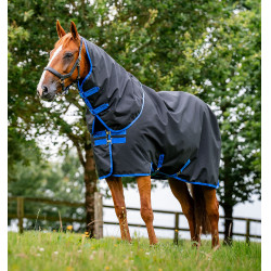 Manta Amigo Ripstop Horseware 900D Plus Turnout 0g Negro / azul clásico