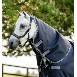 Cubrecuello Horseware 50g para manta Rambo Supreme Marino / tormenta / gris plateado Azul marino