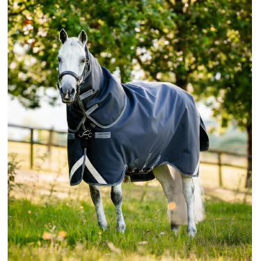 Cubrecuello Horseware 50g para manta Rambo Supreme Marino / tormenta / gris plateado Azul marino