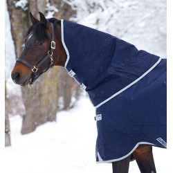 Cubrecuellos Horseware 150g para manta Rambo Original Navy blue / plata Azul