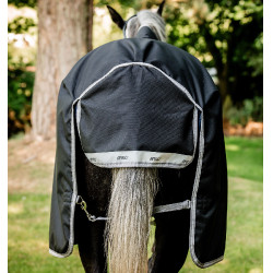 Manta Horseware Amigo Bravo 12 Wug 400g Negro / gris titanio / plata
