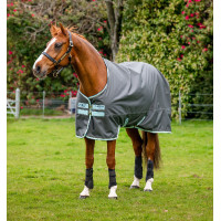 Manta Horseware Amigo Hero Ripstop Turnout forrada con polar 50g Gris sombra / neblina / marino Manta Horseware Amigo Hero Ripstop Turnout forrada con polar 50g Gris sombra / neblina / marino