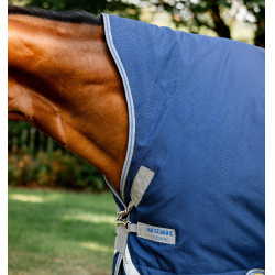 Manta Horseware Rhino Wug 100g Marino / gris titanio / azul clásico Azul marino