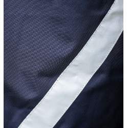 Manta para caballo Horseware Rambo® Optimo Turnout 0g 1000D Marino / tormenta / gris plateado Azul marino