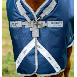 Horseware Amigo® Bravo 12 Plus Lite 0g 1200D Manta Marino / gris titanio / plata Azul marino