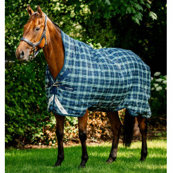 Cobertura Horseware Rhino Wug Turnout 0g Hunter check /Marine / vert Motifs