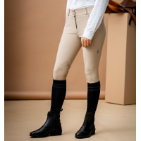 Pantalón Horseware AA Aria con parches en las rodillas y cintura de altura media Beige Pantalón Horseware AA Aria con parches en las rodillas y cintura de altura media Beige