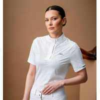 Polo de concurso Horseware AA Elena de manga corta Blanco Polo de concurso Horseware AA Elena de manga corta Blanco