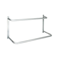 Colgador pared para 2 mantas Horze Plata