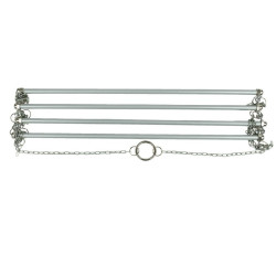 Colgador tipo escalera para mantillas et mantas