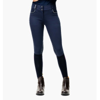 Pantalón Horseware Newmarket de talle medio con grip en las rodillas Azúl marino / azúl marino