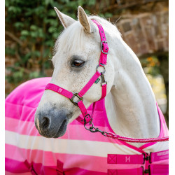 Manta polar Horseware Newmarket Poney Fleece Cooler Rose witney Rosa