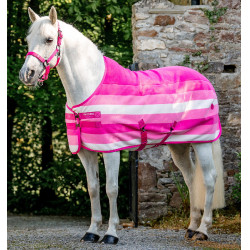 Manta polar Horseware Newmarket Poney Fleece Cooler Rose witney Rosa