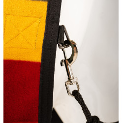 Manta polar Horseware Newmarket Fleece Cooler Oro blanco