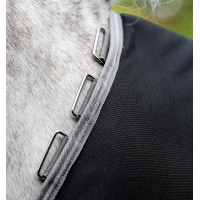 Manta Horseware Amigo 1200D Turnout Plus 50g Negro / gris titanio / plata Manta Horseware Amigo 1200D Turnout Plus 50g Negro / gris titanio / plata