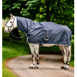 Cubretrabajo impermeable Horseware Newmarket Marine witney Azul marino