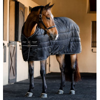 Manta de cuadra Horseware Amigo Ripstop Insulator 350g Negro / negro / plata