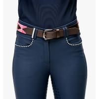 Cinturón Horseware Newmarket Polo Rosa