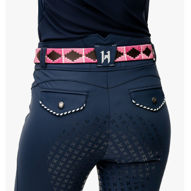 Cinturón Horseware Newmarket Polo Rosa Cinturón Horseware Newmarket Polo Rosa