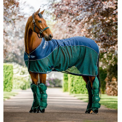 Camisa secadora Horseware Signature Sport Cooler Marino / verde cazador Multicolor Camisa secadora Horseware Signature Sport Cooler Marino / verde cazador Multicolor
