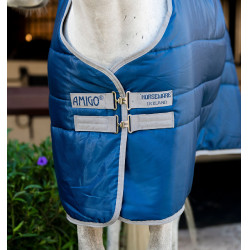 Manta de cuadra Horseware Amigo Ripstop Insulator Plus Poni 200 g Marino / gris titanio Azul marino Manta de cuadra Horseware Amigo Ripstop Insulator Plus Poni 200 g Marino / gris titanio Azul marino