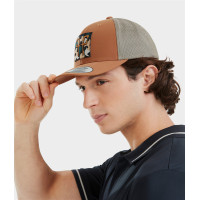 Gorra Trucker Horse Pilot Beige dorado
