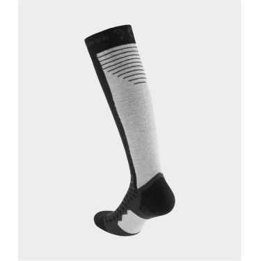 Calcetines de compresión Horse Pilot invierno Negro / gris claro