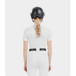 Camisa de concurso Aerolight de manga corta Horse Pilot mujer Blanco