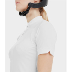 Camisa de concurso Aerolight de manga corta Horse Pilot mujer Blanco