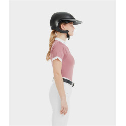 Camisa de concurso Aerolight de manga corta Horse Pilot mujer Rosa mesa