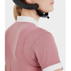 Camisa de concurso Aerolight de manga corta Horse Pilot mujer Rosa mesa