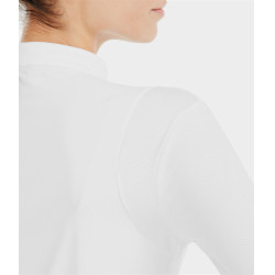 Camisa de concurso Aerolight de manga larga Horse Pilot para mujer Blanco